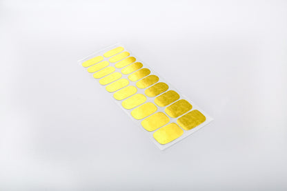 Golden Glow Semi Cured Gel Nail Strips