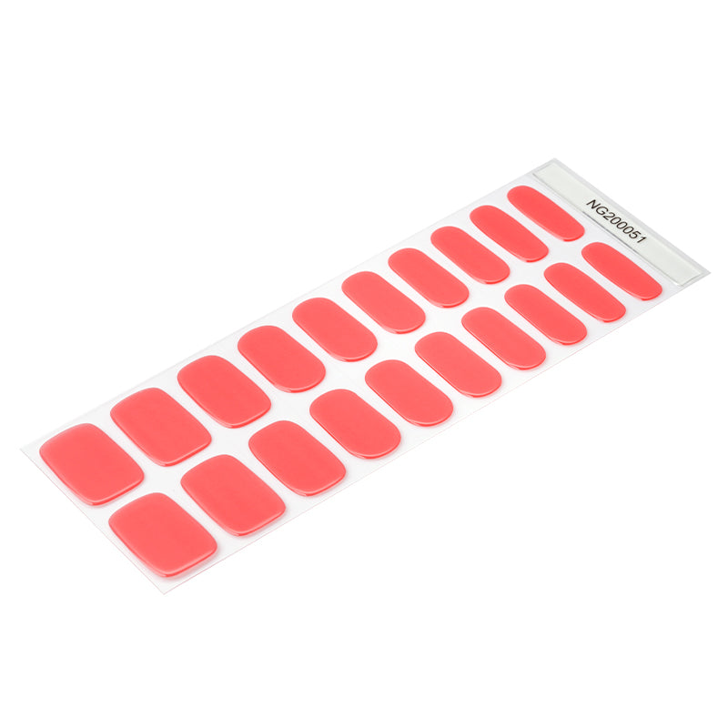 Rosy Hues Semi Cured Gel Nail Strips