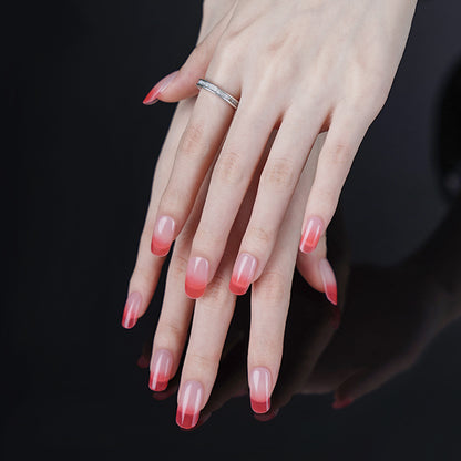 Rosy Hues Semi Cured Gel Nail Strips