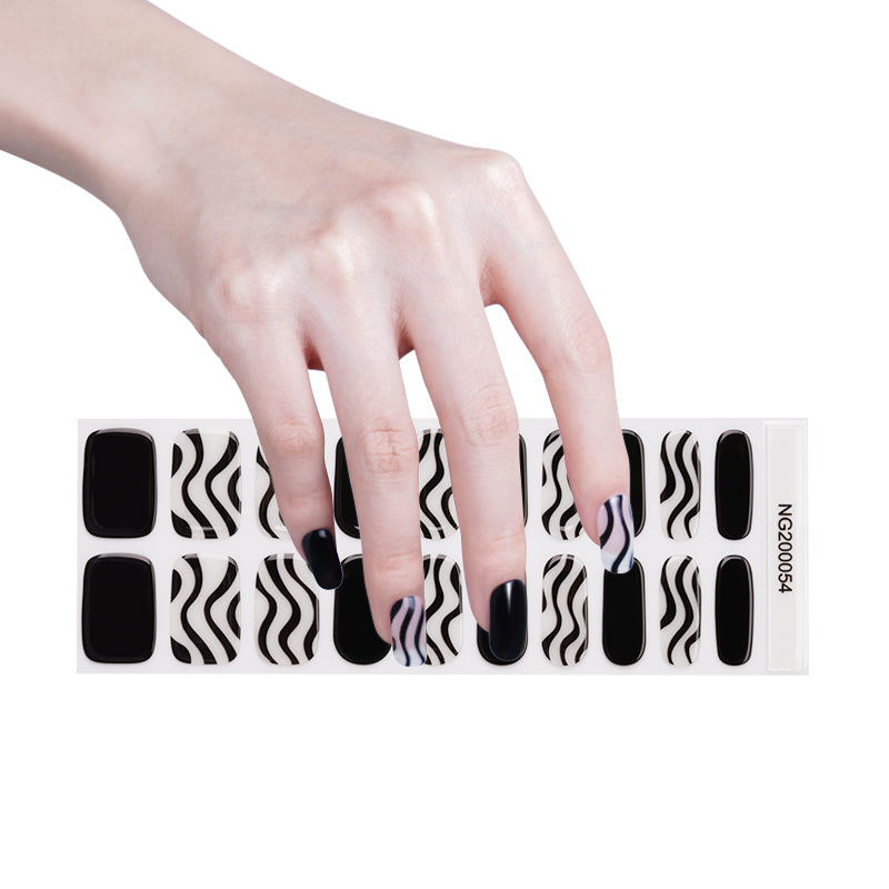 Bold Waves Semi Cured Gel Nail Strips