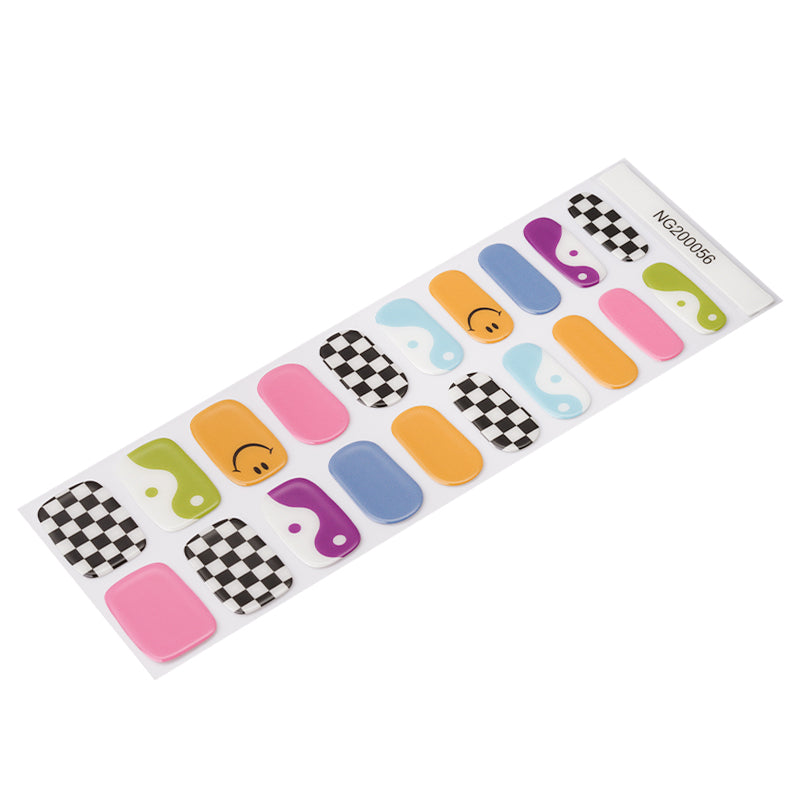 Playful Patterns Semi Cured Gel Nail Strips