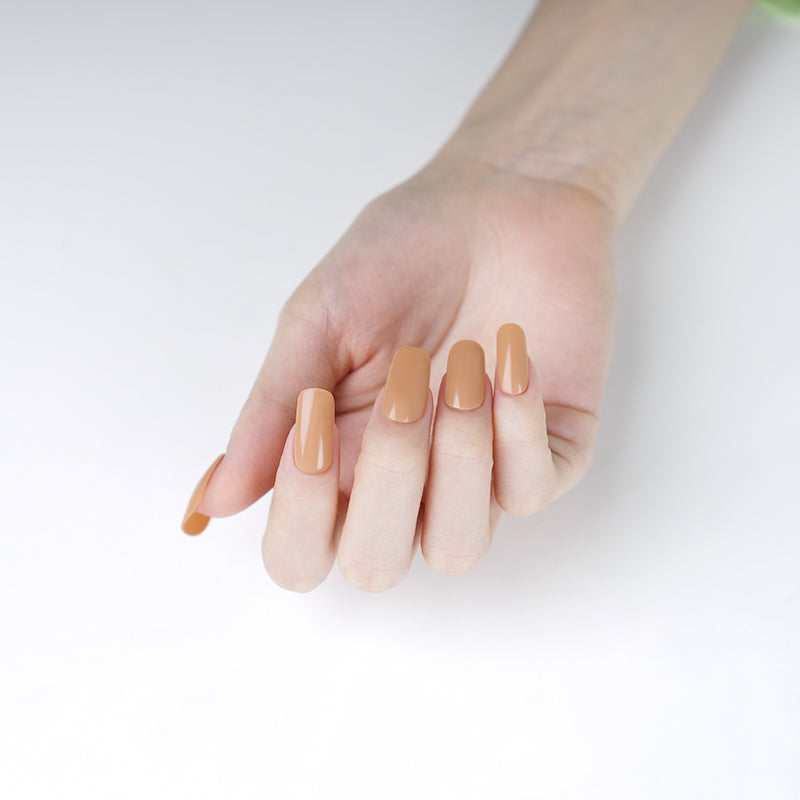 Caramel Dream Semi Cured Gel Nail Strips