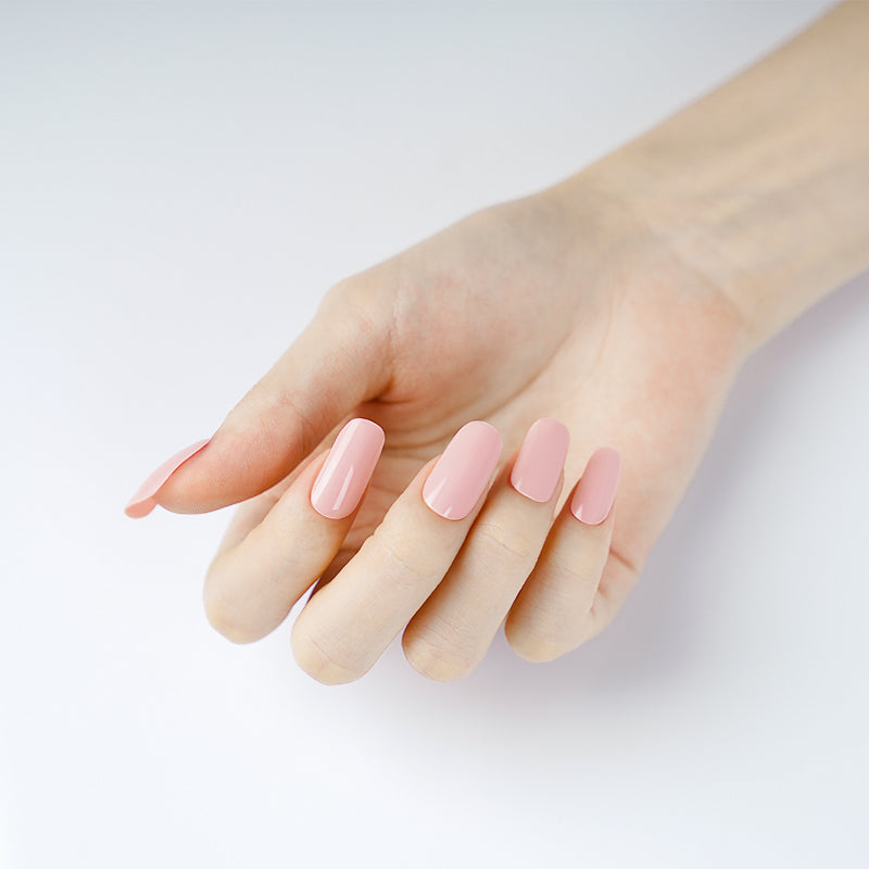 Pink Blush Semi Cured Gel Nail Strips