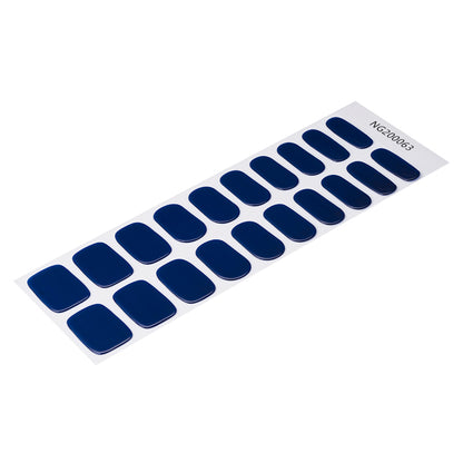 Midnight Blue Semi Cured Gel Nail Strips