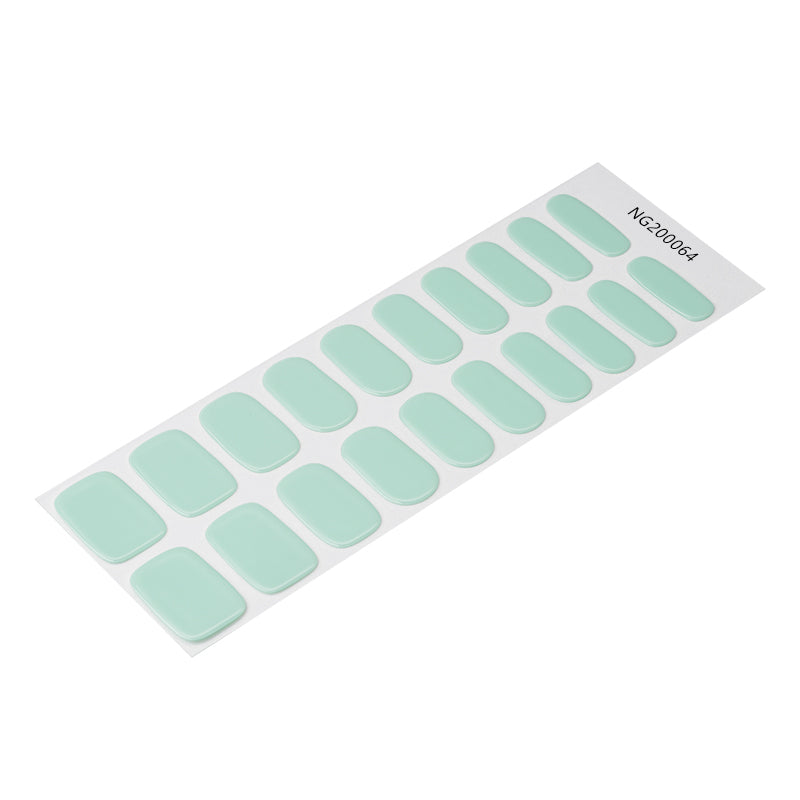 Minty Fresh Semi Cured Gel Nail Strips