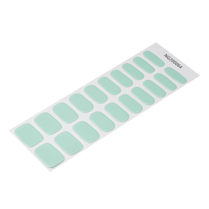 Minty Fresh Semi Cured Gel Nail Strips