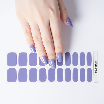 Lavender Bliss Semi Cured Gel Nail Strips