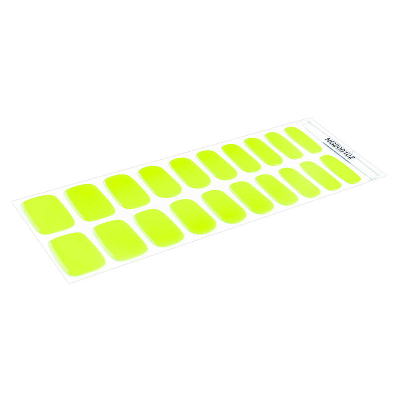 Neon Flash Semi Cured Gel Nail Strips