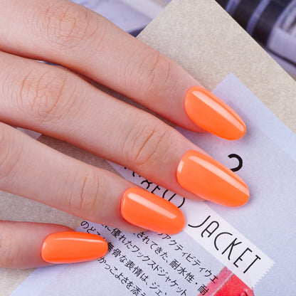 Tangerine Pop Semi Cured Gel Nail Strips