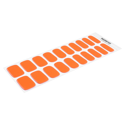 Tangerine Pop Semi Cured Gel Nail Strips