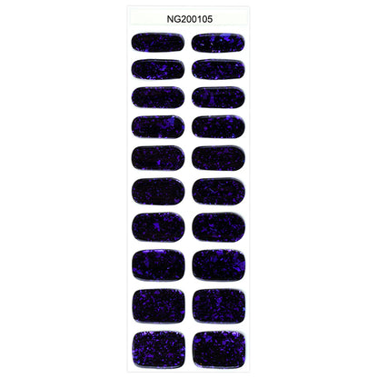 Mystic Violet Semi Cured Gel Nail Strips