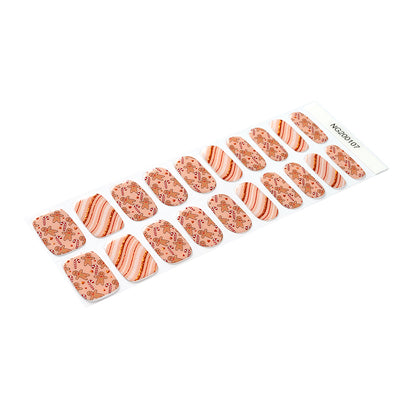 Gingerbread Delight Semi Cured Gel Nail Strips