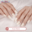 Ivory Charm Semi Cured Gel Nail Strips