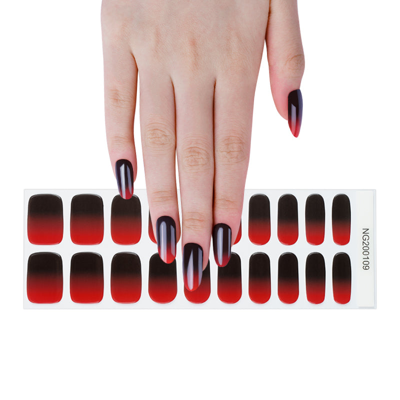 Vampire's Kiss Semi Cured Gel Nail Strips