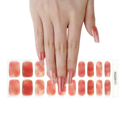 Autumn Rose Semi Cured Gel Nail Strips