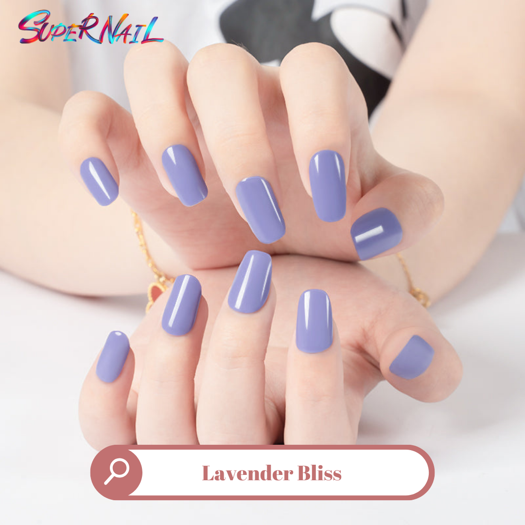 Lavender Bliss Semi Cured Gel Nail Strips