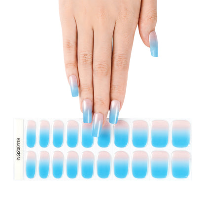 Ocean Fade Semi Cured Gel Nail Strips