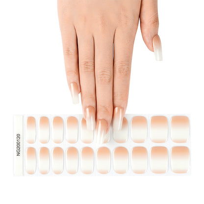 Sandy Shore Semi Cured Gel Nail Strips