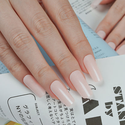 Blush Nude Semi Cured Gel Nail Strips