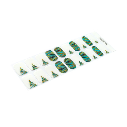 Emerald Fantasy Semi Cured Gel Nail Strips