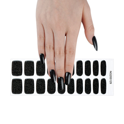 Midnight Glam Semi Cured Gel Nail Strips