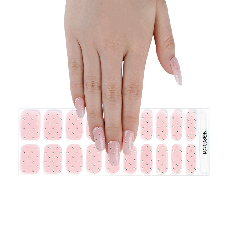 Pastel Petals Semi Cured Gel Nail Strips