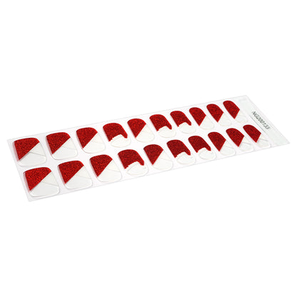 Crimson Delight Semi Cured Gel Nail Strips