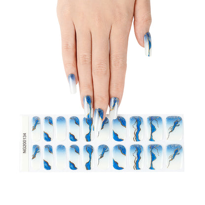 Azure Dream Semi Cured Gel Nail Strips