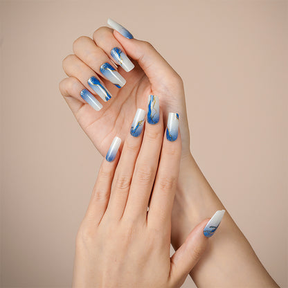 Azure Dream Semi Cured Gel Nail Strips