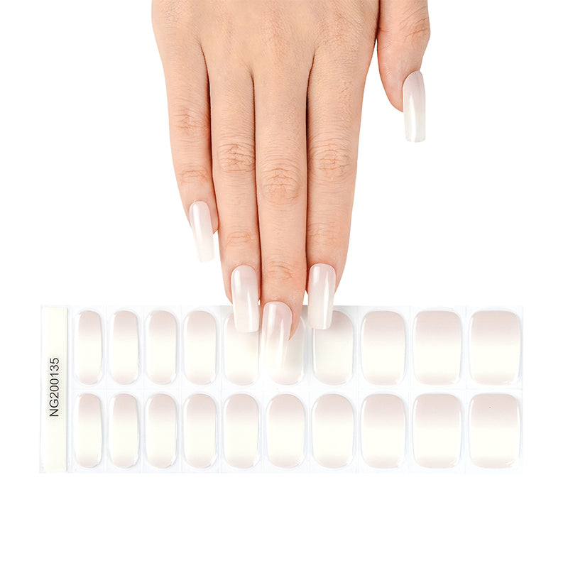 Pearl Whisper Semi Cured Gel Nail Strips