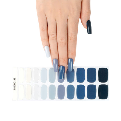 Midnight Sky Semi Cured Gel Nail Strips