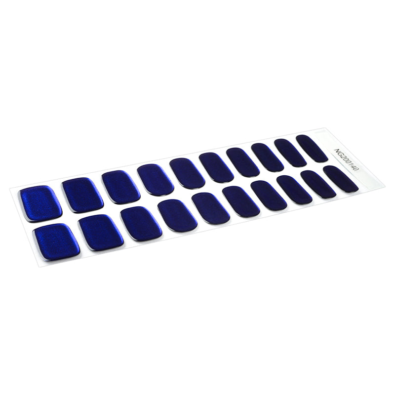 Sapphire Shimmer Semi Cured Gel Nail Strips