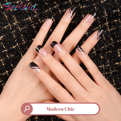 Modern Chic Semi Cured Gel Nail Strips