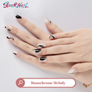 Monochrome Melody Semi Cured Gel Nail Strips