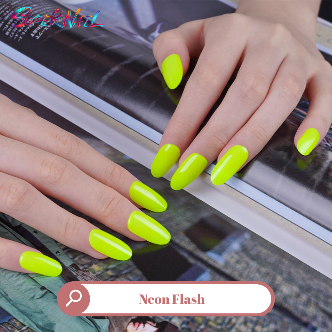 Neon Flash Semi Cured Gel Nail Strips