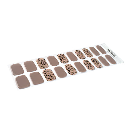 Leopard Luxe Semi Cured Gel Nail Strips