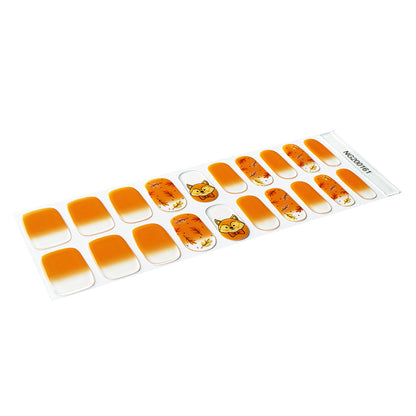 Autumn Fox Semi Cured Gel Nail Strips