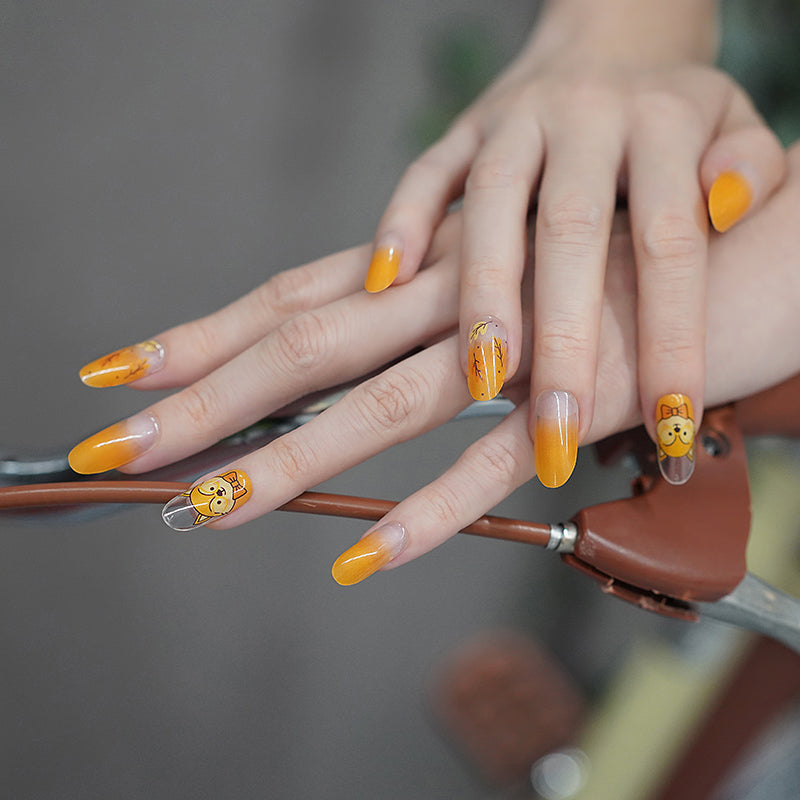 Autumn Fox Semi Cured Gel Nail Strips