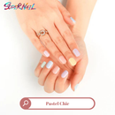 Pastel Chic Semi Cured Gel Nail Strips