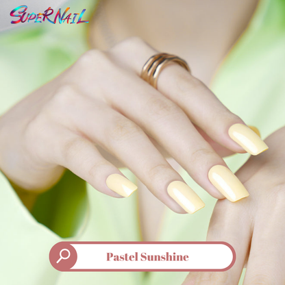 Pastel Sunshine Semi Cured Gel Nail Strips