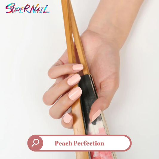 Peach Perfection Semi Cured Gel Nail Strips