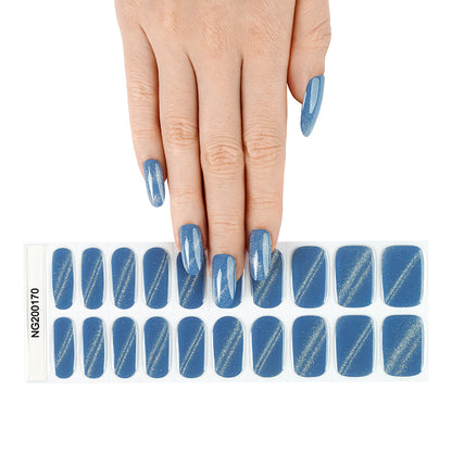 Twilight Shimmer Semi Cured Gel Nail Strips