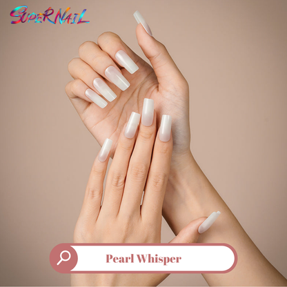 Pearl Whisper Semi Cured Gel Nail Strips