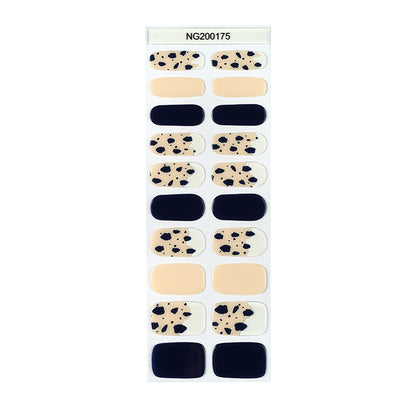 Dappled Dots Semi Cured Gel Nail Strips