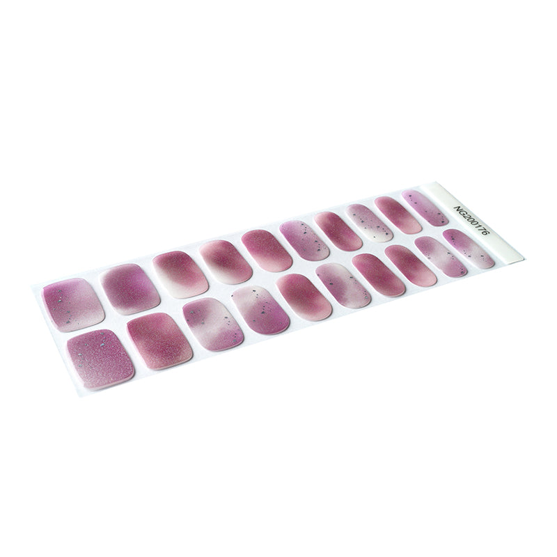 Mystic Mauve Semi Cured Gel Nail Strips