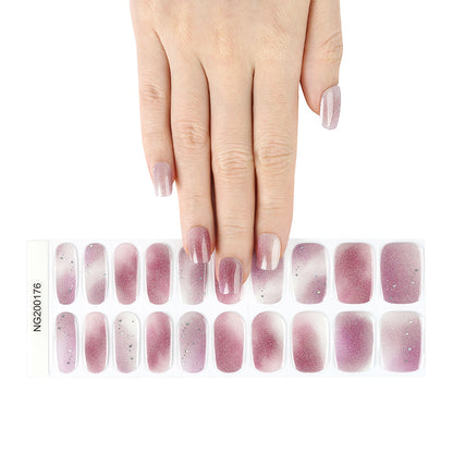 Mystic Mauve Semi Cured Gel Nail Strips