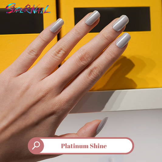 Platinum Shine Semi Cured Gel Nail Strips