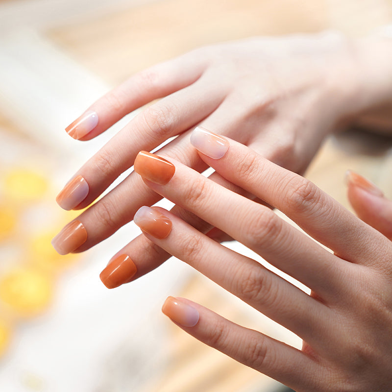 Rustic Sunset Semi Cured Gel Nail Strips