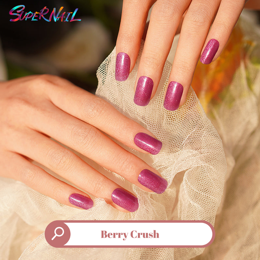 Berry Crush Semi Cured Gel Nail Strips