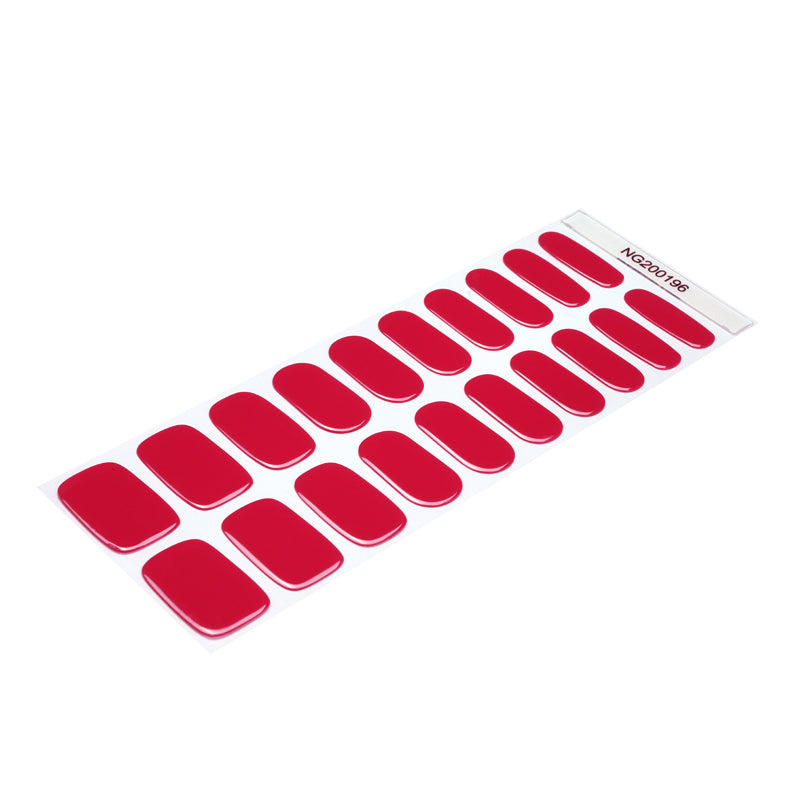 Ruby Semi Cured Gel Nail Strips